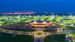 View sân golf từ Golf View Tower