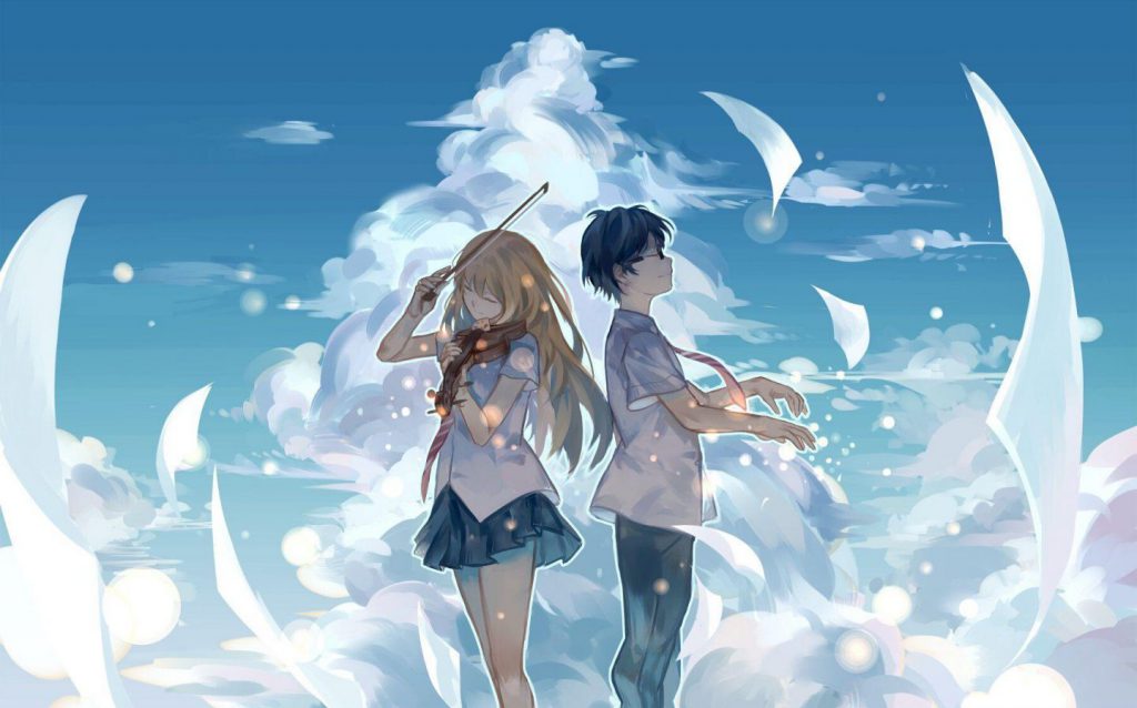 Shigatsu Wa Kimi No Uso 1024x638 - top 10 bộ phim anime tình cảm