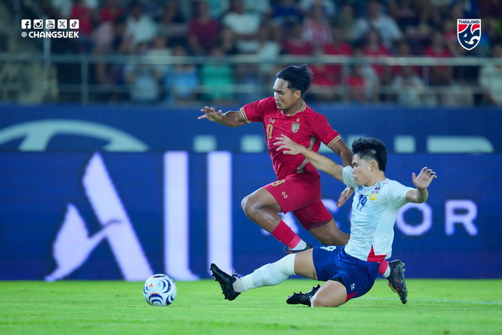 Thái Lan thắng Lào 5-0, tạm đứng đầu bảng B ASEAN Cup 2026